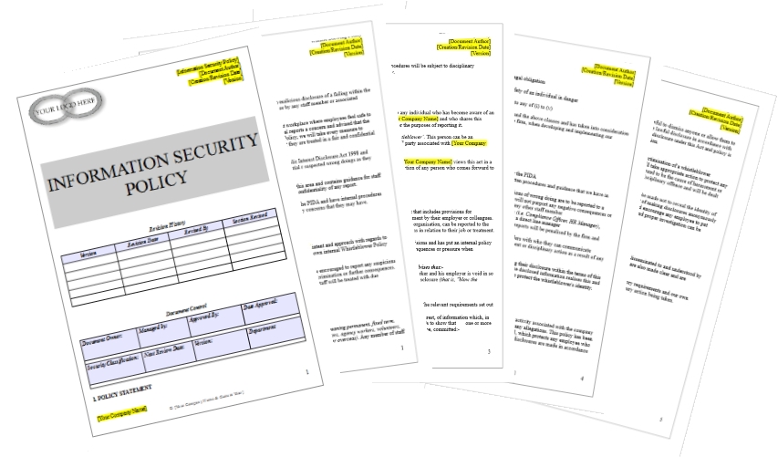 information security policy document